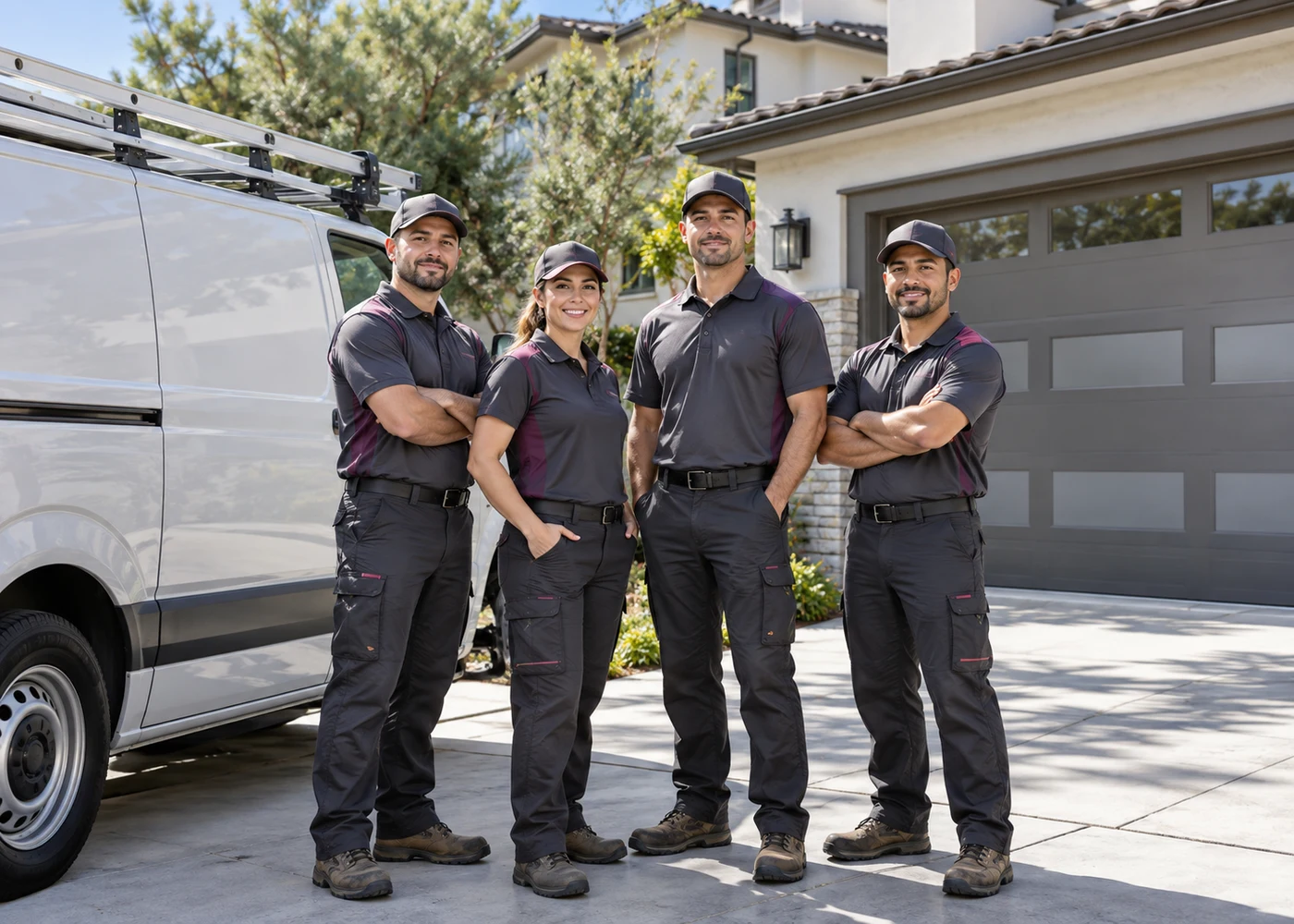Garage door service team in Beaumont California