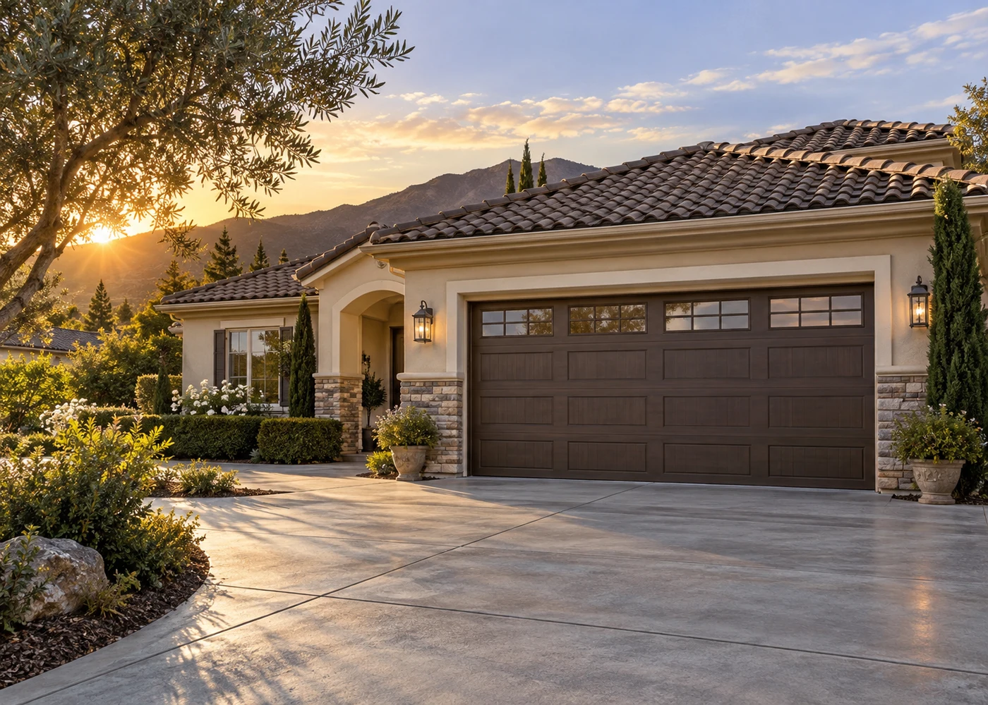 Beautiful Beaumont home with a premium garage door