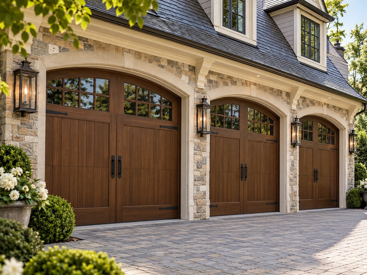 Carriage house garage door style