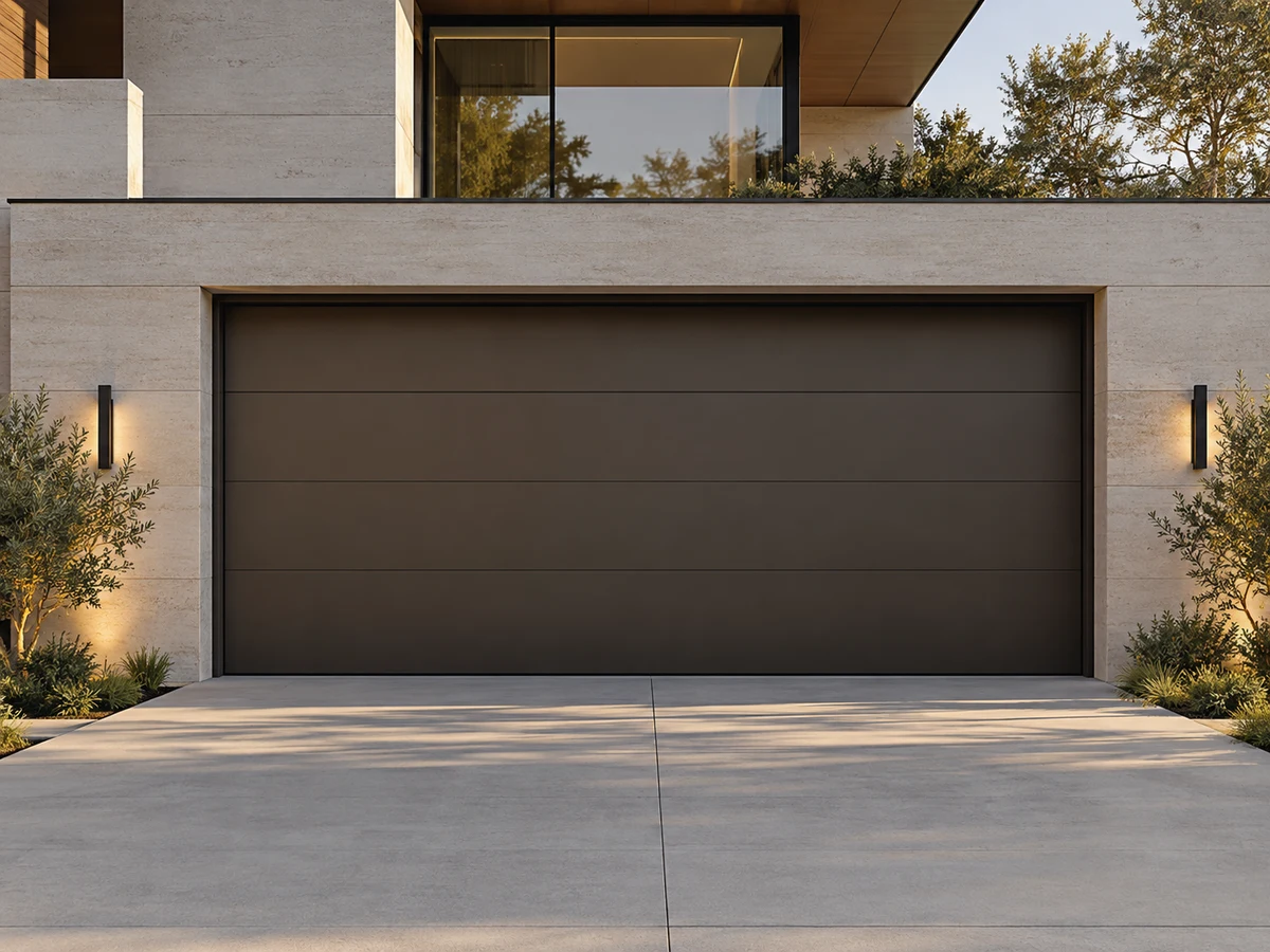 Modern garage door style