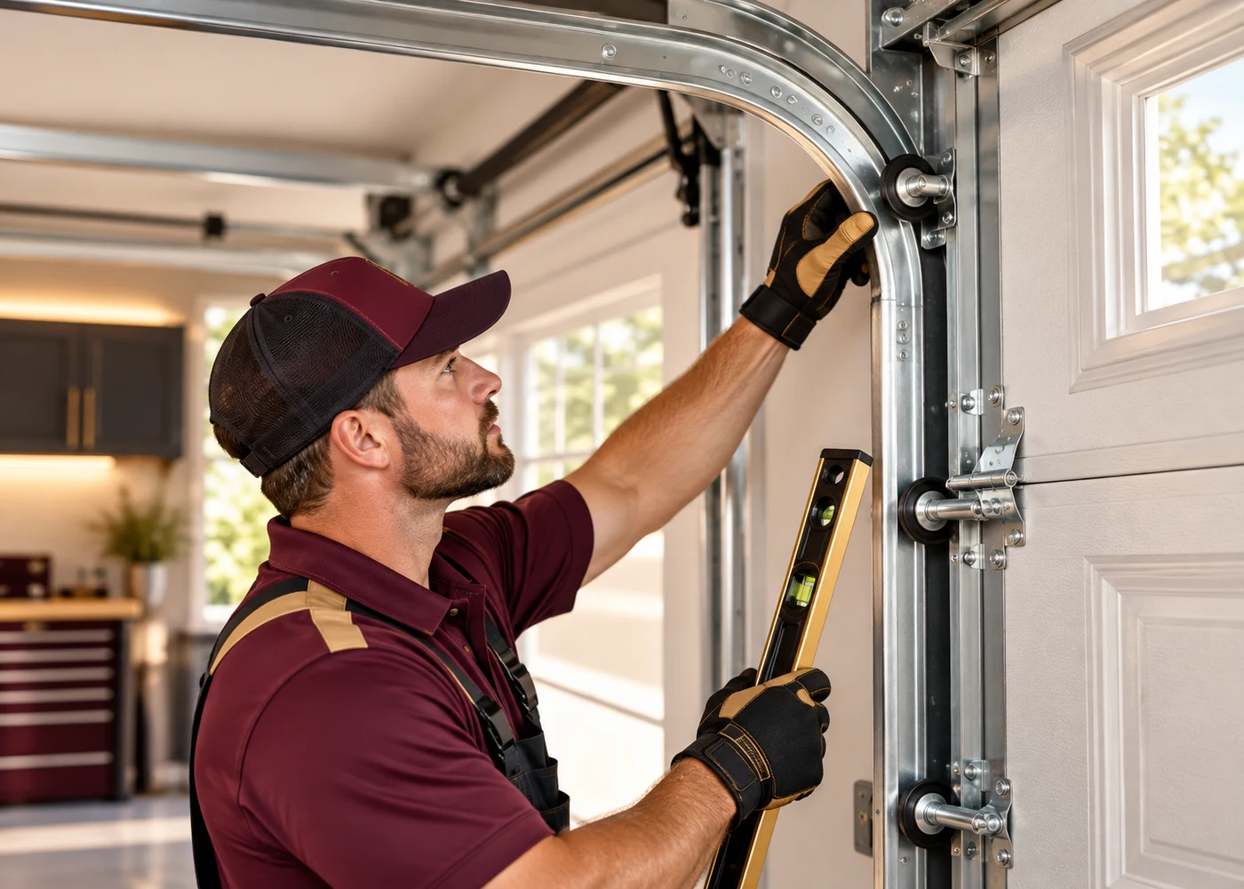 Garage Door Track Repair in Beaumont California